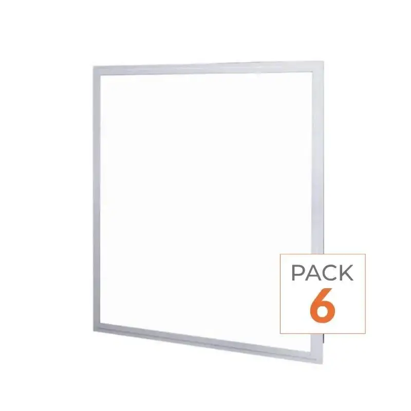 Pack de6 - Panneau LED 60x60 40W Blanc Commander Vite