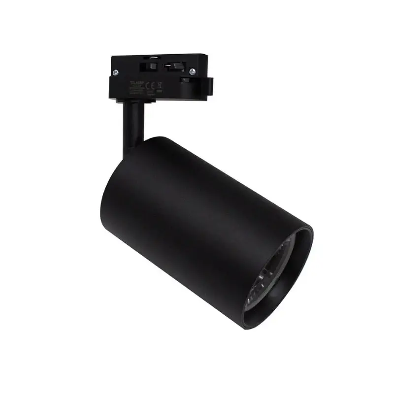 Retour Gratuit Spot LED sur Rail CCT Monophasé 30W 60° Noir - 3000K/4000K/6500K
