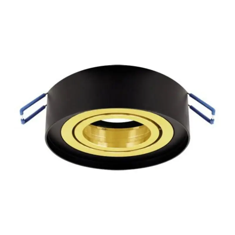 Spot Encastrable Orientable NOIR et OR pour Ampoule GU10 Acheter En Ligne