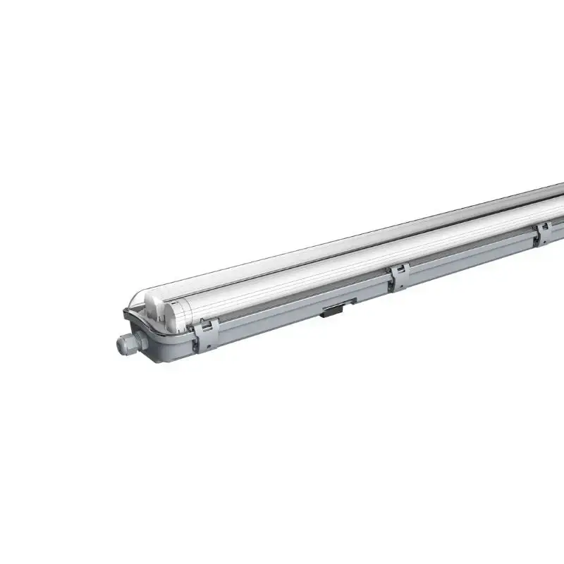 Réglette étanche 120 cm double pour Tube LED T8 IP65 1 côté (Boitier vide) Acheter Direct