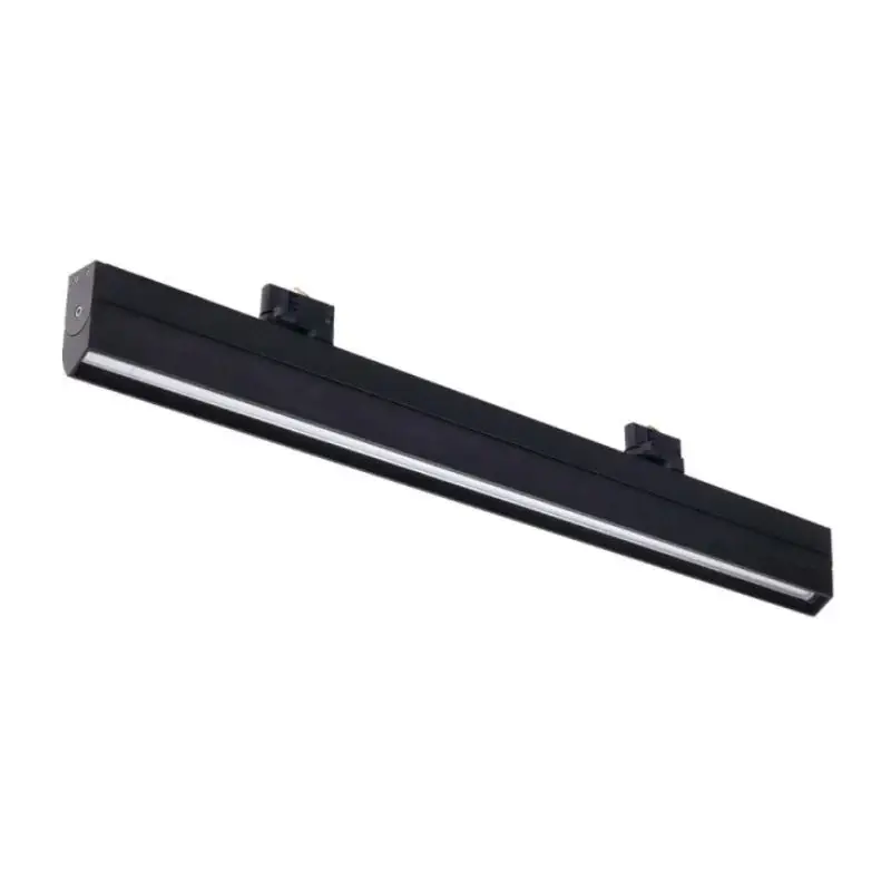 Spot LED sur Rail Linéaire Triphasé 90cm 40W Noir Garantie 5 ans Vente Flash