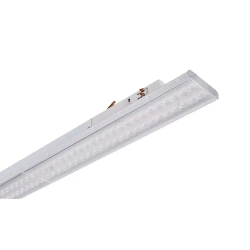 Spot Linéaire LED sur Rail Triphasé 60cm Blanc – Puissance Ajustable Super Prix