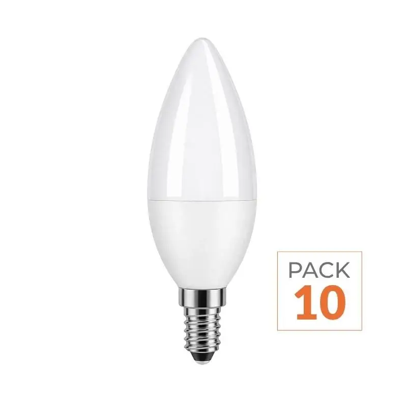 Ampoule LED E14 4.8W C37 – Pack de 10 Dernier Modèle