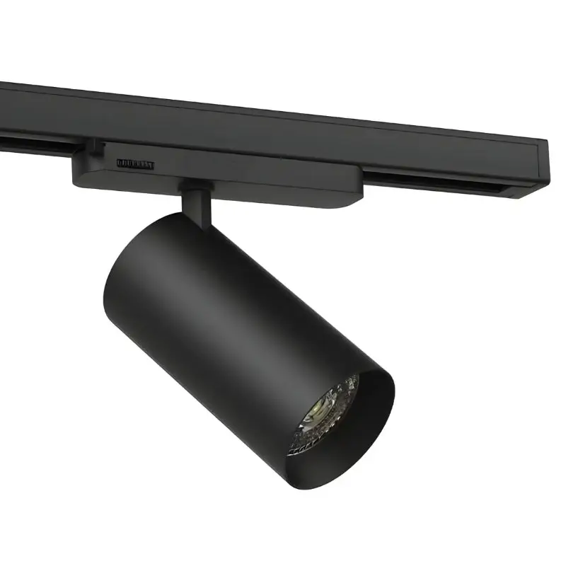 Spot LED sur Rail COB Triphasé 30W 36° Noir – Garantie 5 ans Offre Limitée