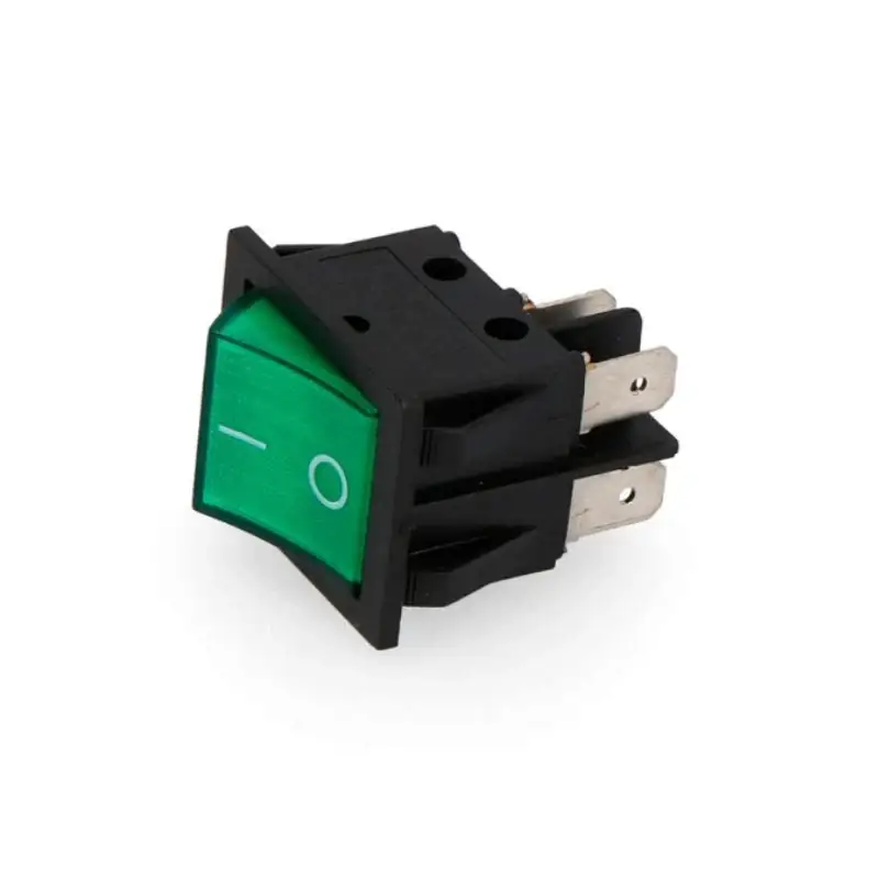 Interrupteur Simple Bipolaire 15A 250V Vert Affaire À Saisir