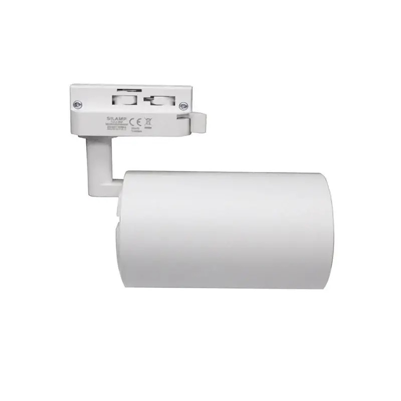 Spot LED sur Rail Monophasé CCT 30W 60° Blanc - 3000K/4000K/6500K Bon Plan