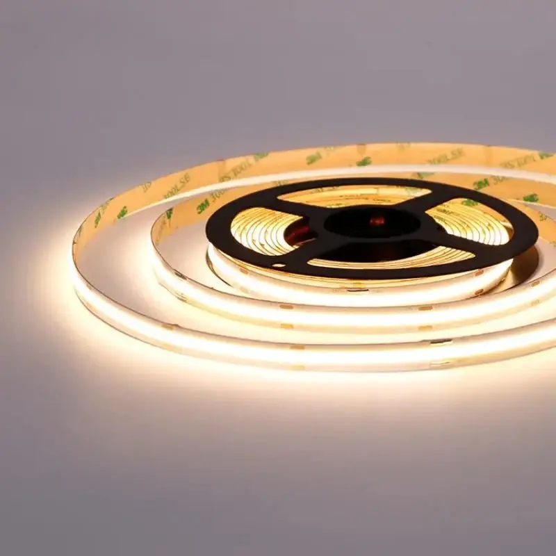 Ruban LED COB 5M 24V 10W/M IP20 480LED/m Commander Maintenant