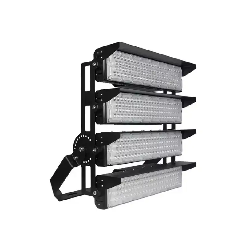 Soldes Projecteur LED Puissant Industriel 1000W 170lm/W IP66 Noir Orientable