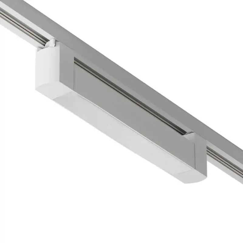 Vente Flash Éclairage sur Rail Linéaire Opaque Monophasé 20W 35cm Blanc