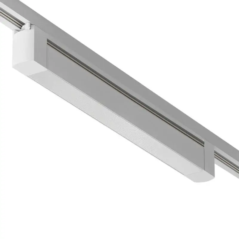 Meilleure Vente Éclairage sur Rail Linéaire Opaque Monophasé 30W 47cm Blanc