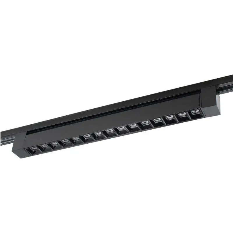 Prix Choc Projecteur Linéaire sur Rail Monophasé 30W 46cm Noir