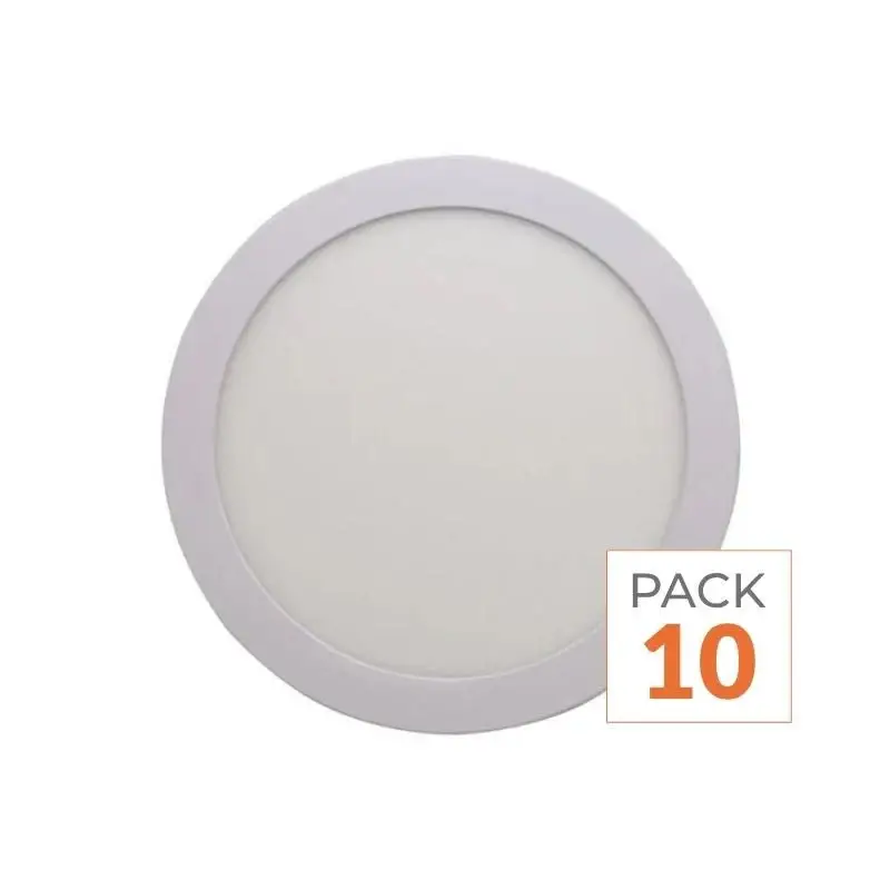 Offre Limitée Plafonnier LED Rond 24W 220V CCT - 3000K/4000K/6000K - Pack de 10