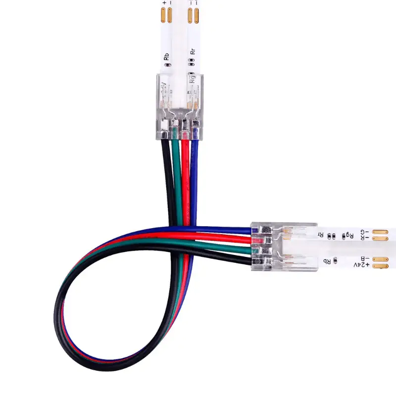 Connecteur Double Pour Ruban COB RGB 10 mm Prix Bas
