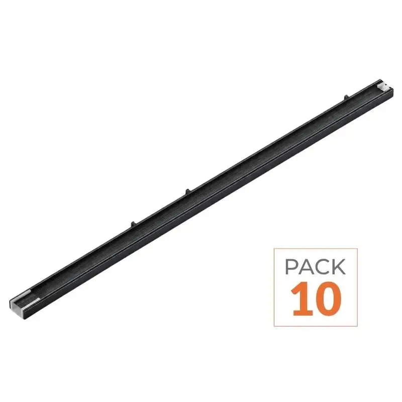 Retour Gratuit Pack de10 - Suspension Linéaire LED 120cm 40W 130lm/W Interconnectable CCT Noir - 3000K/4200K/6400K