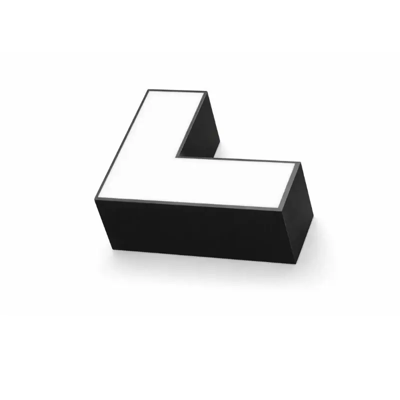 Offre Limitée Connecteur L 90° 8W pour Suspension Linéaire Interconnectable NOIR