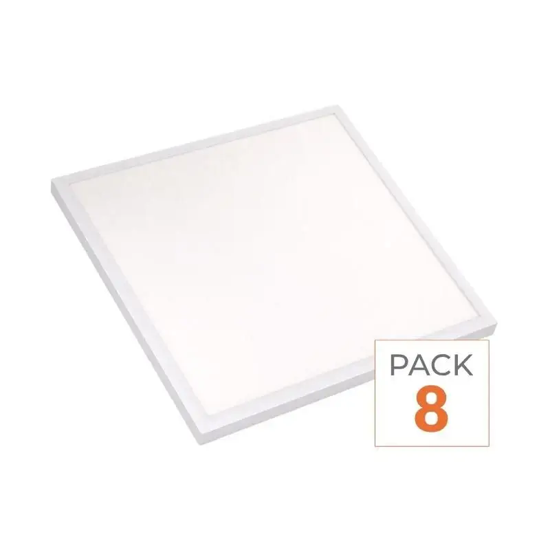 Expédié Aujourd&rsquo;hui Panneau LED 28W 60×60 BLANC dimmable 150lm/W avec détecteur de mouvement + Télécommande – Pack de 8