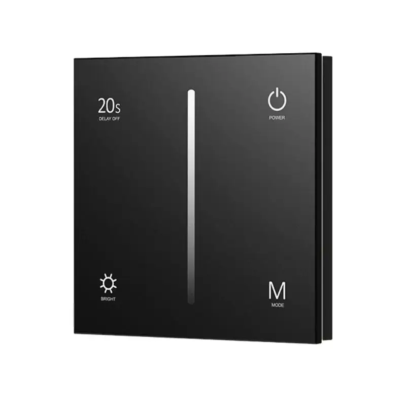 Variateur LED Tactile Monocouleur 220V AC 360W TRIAC – Noir Offre Spéciale