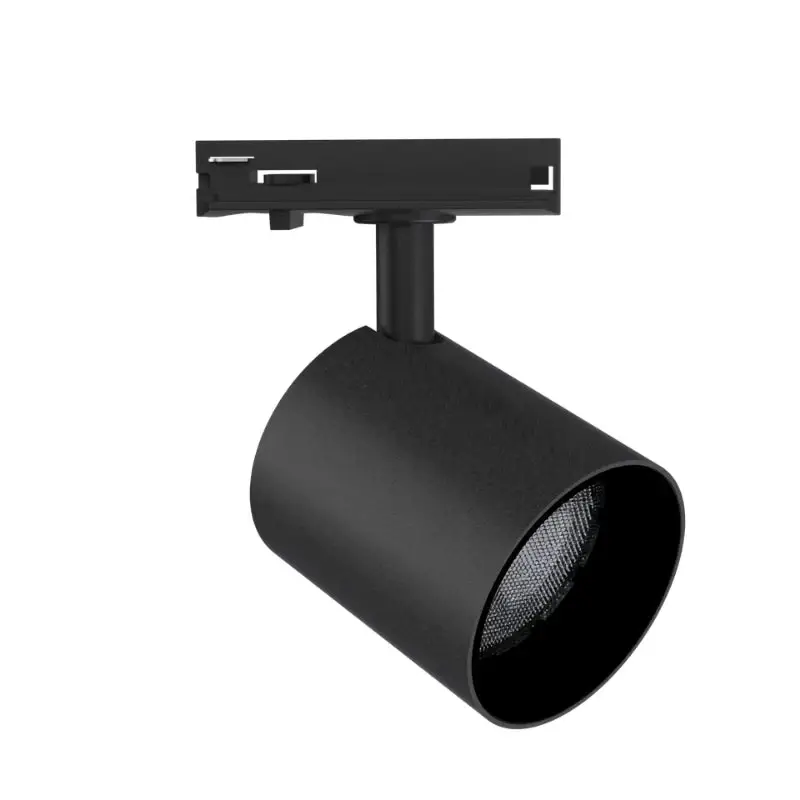 Achat Immédiat Spot LED sur Rail Noir Monophasé 24W 36° TRIAC Dimmable