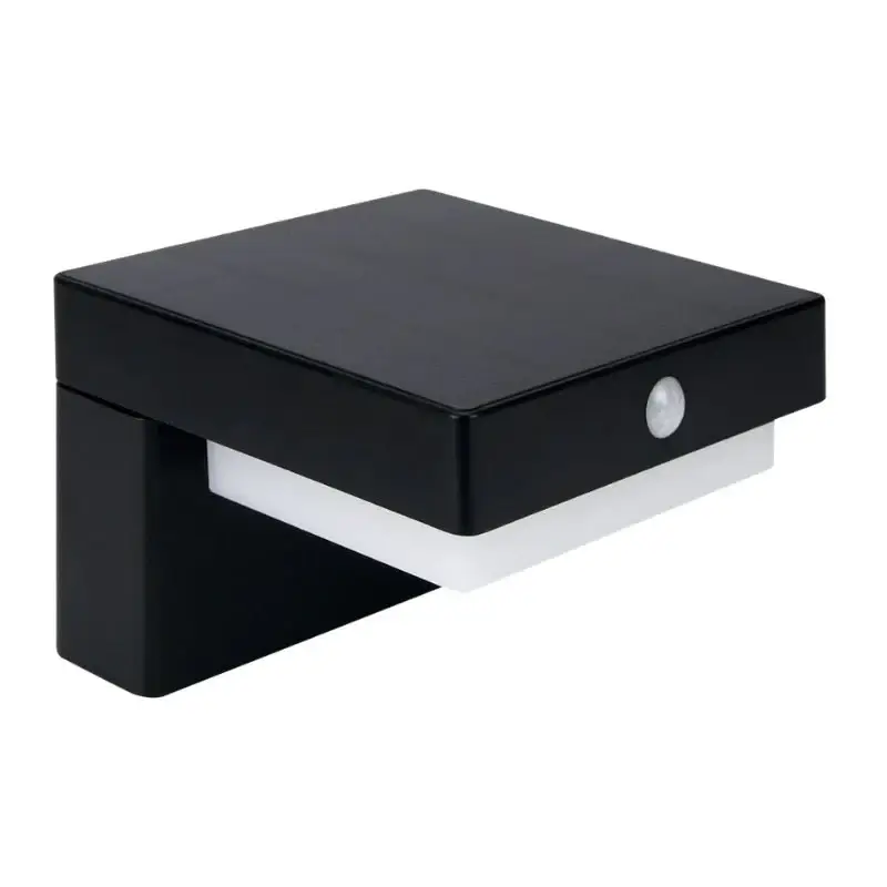 Acheter En Ligne Applique Murale Solaire 220lm USB-C Carré IP54 Noir