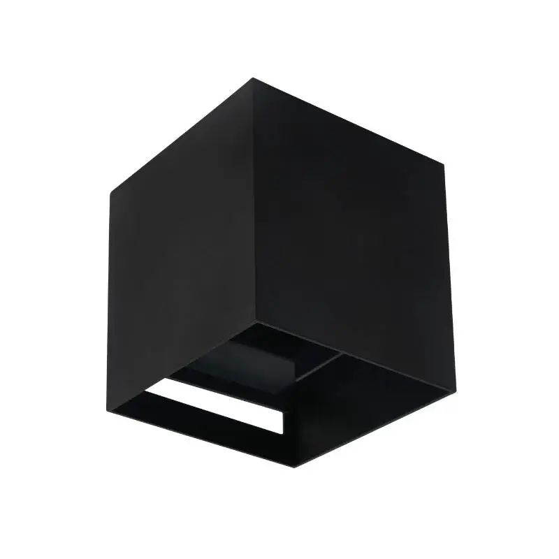 Applique Murale Noire IP65 Cube pour Ampoule G9 Retour Gratuit