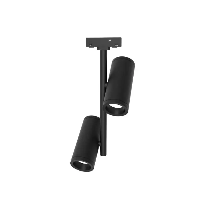 Double Spot LED 2x7W pour Rail Magnétique M05 48V Solde