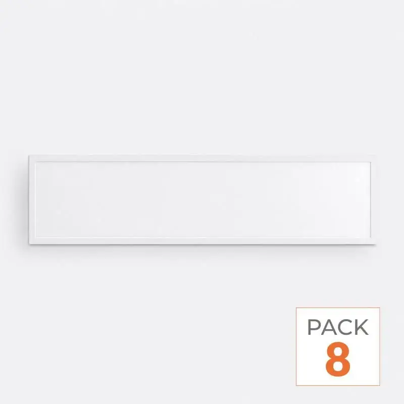 Prix Réduit Panneau LED Backlit CCT 120×30 36W 105lm/W – 3000K/4000K/6000K – Pack de 8