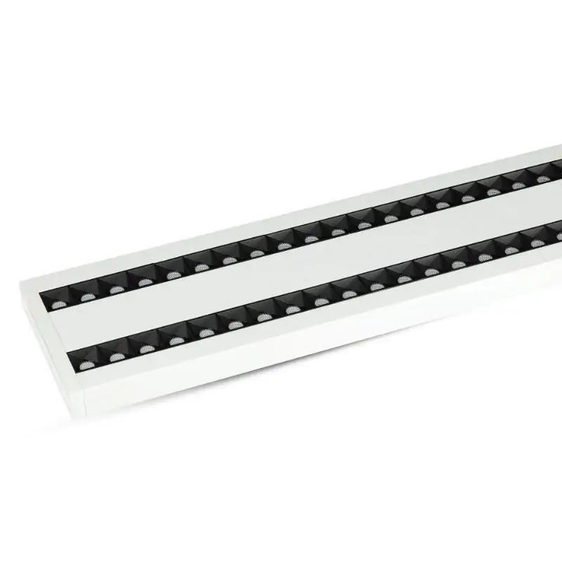 Prix Réduit Suspension Linéaire LED 60W Blanc 120cm Dimmable Interconnectable