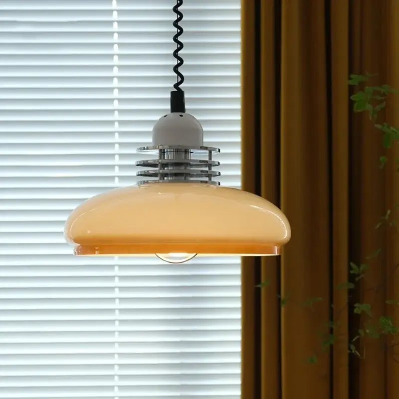 Super Prix Suspension bauhaus en verre médiéval lustre rétractable rétro