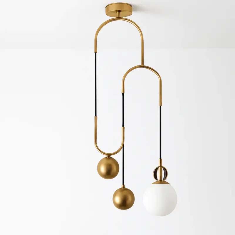 Offre Du Jour Suspension industrielle nordique extensible design boule de verre