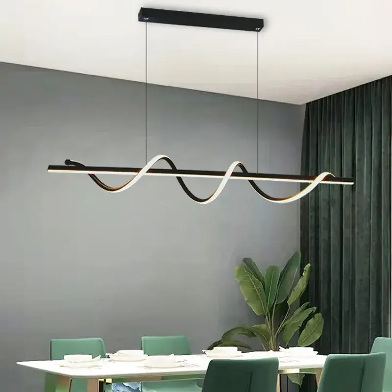 Suspension led rotative avec télécommande pour décoration intérieure Bon Marché