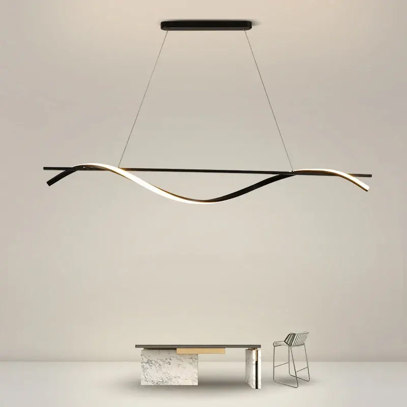 Promotion Saisonnière Suspension minimaliste en aluminium fer pour décoration maison