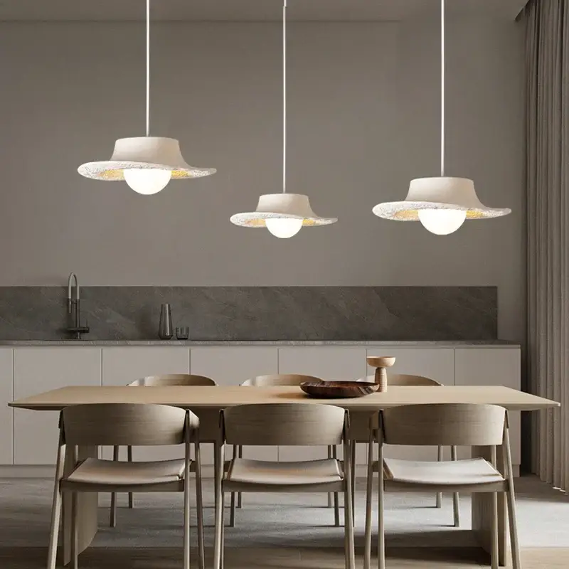Suspension led style wabi sabi nordique simple pour restaurant Seulement Aujourd&rsquo;hui