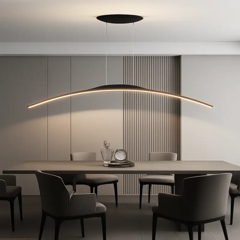 Seulement Aujourd&rsquo;hui Suspension led moderne minimaliste pour réception