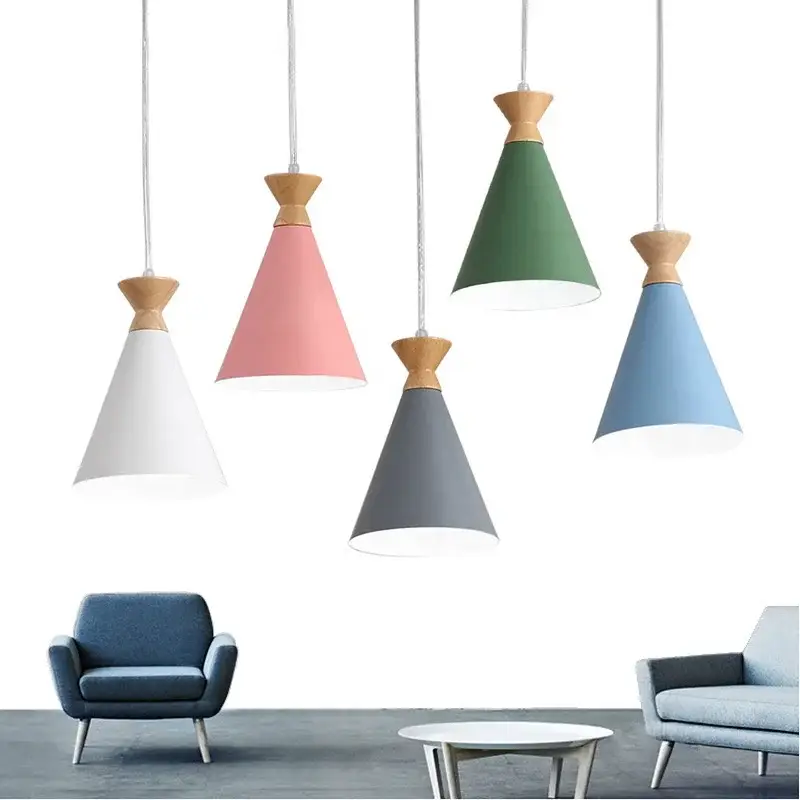 Suspension modernes en forme de corne minimaliste pour éclairage d&… Populaire