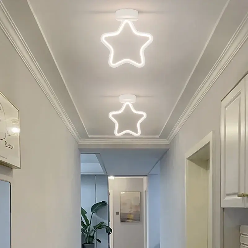 Plafonnier led encastré moderne étoile allée salon entrée Must-Have