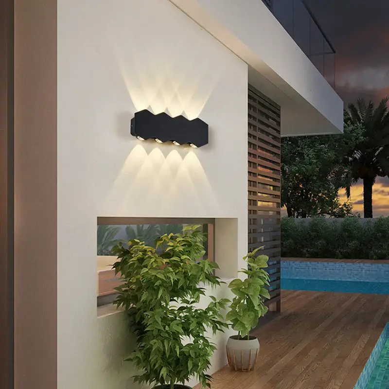 Must-Have Applique murale led moderne imperméable pour extérieur minimaliste