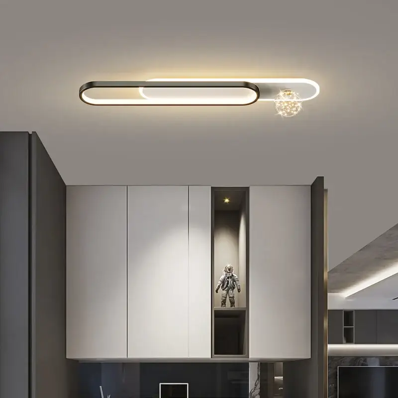 Usine Directe Lustre moderne simple de luxe créatif étoilé encastré longue bande