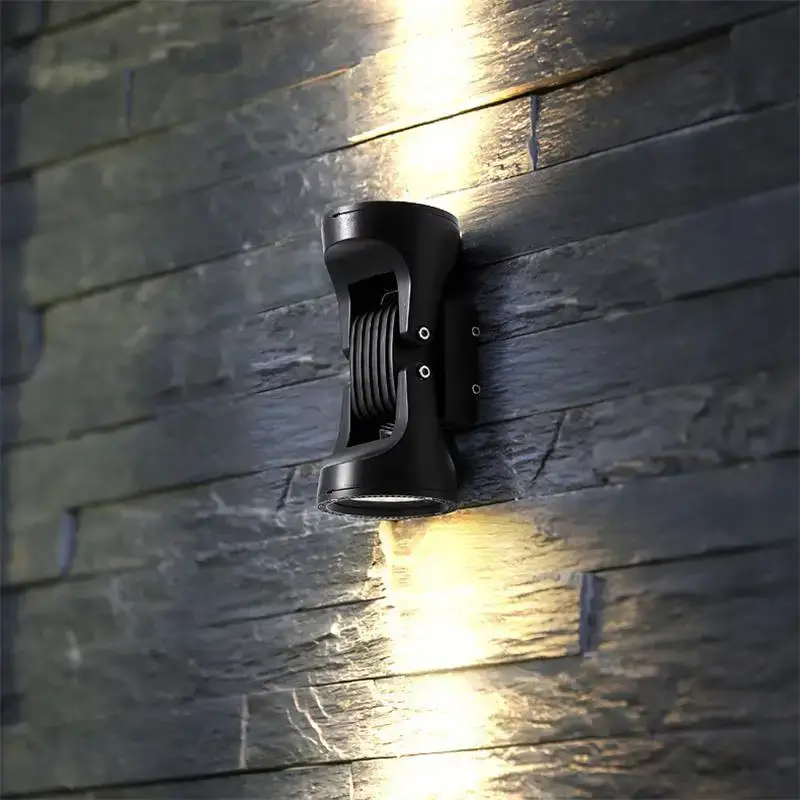 Prix Promo Applique murale double tête éclairage paysage étanche aluminium