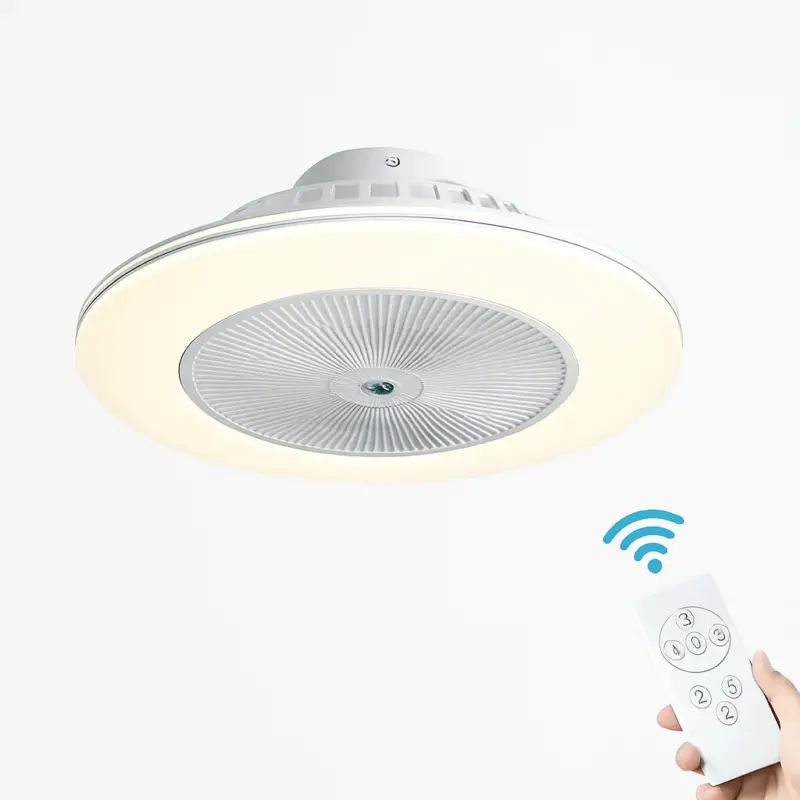 Ventilateur de plafond led invisible avec télécommande moderne Meilleur Prix