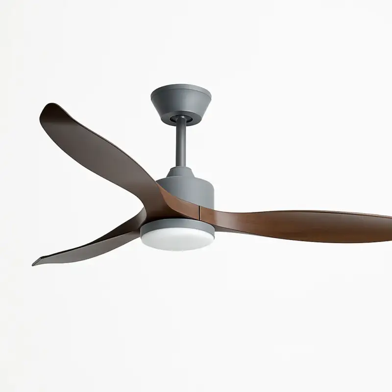 Ventilateur de plafond led moderne avec télécommande et lumière Certifié