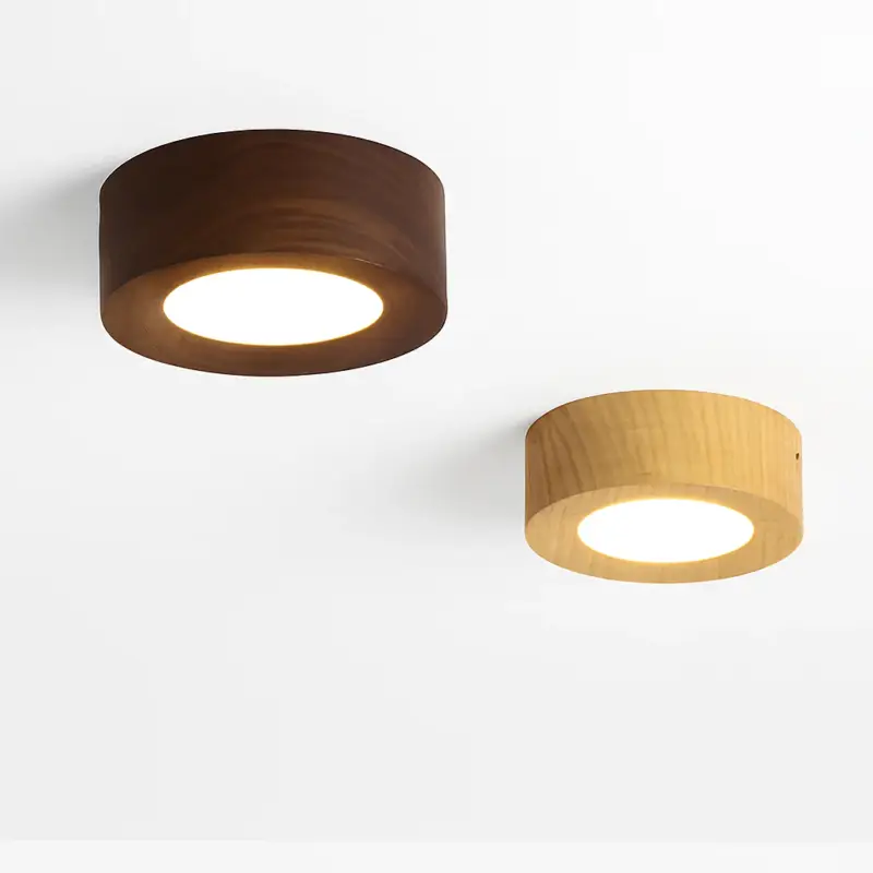 Plafonniers en noyer et frêne avec led pour éclairage intérieur Prix Réduit