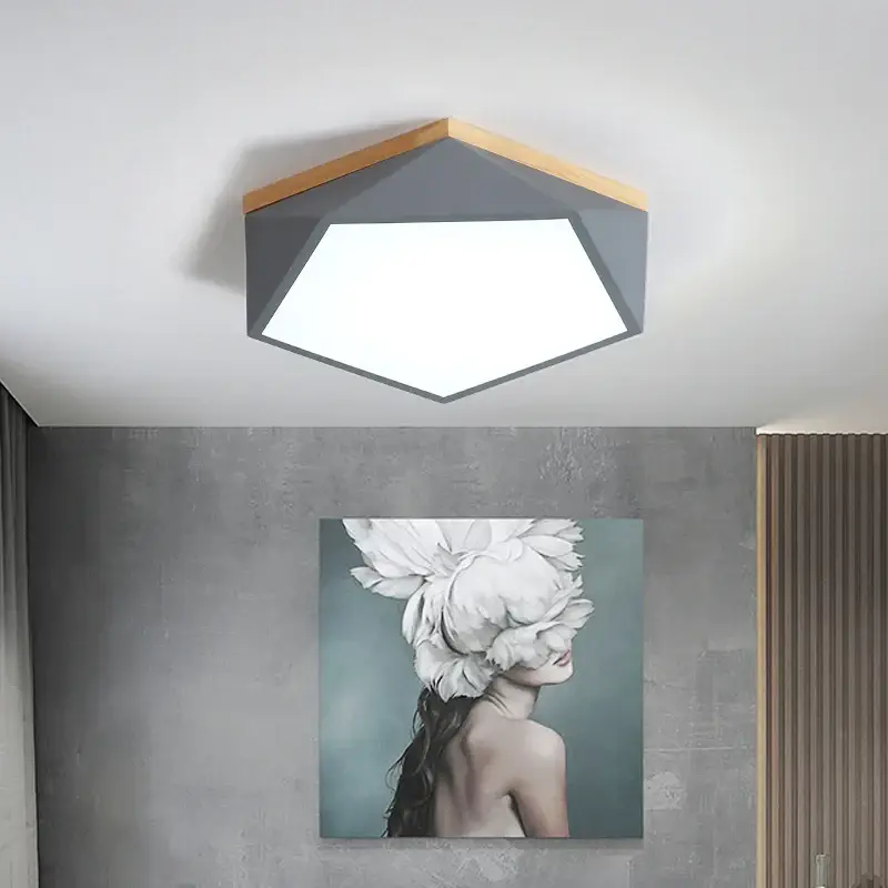 Simple modern geometric led ceiling lights for lighting Quantité Limitée