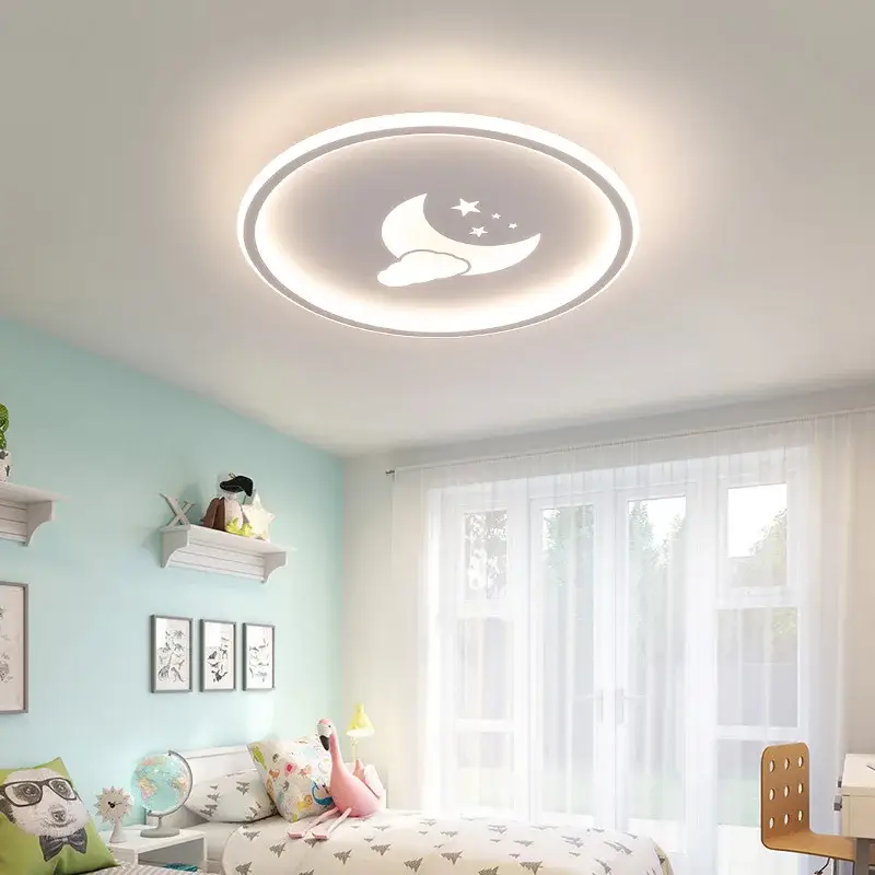 Nordic led ceiling light cartoon moon and cloud creative for children Expédié Aujourd&rsquo;hui