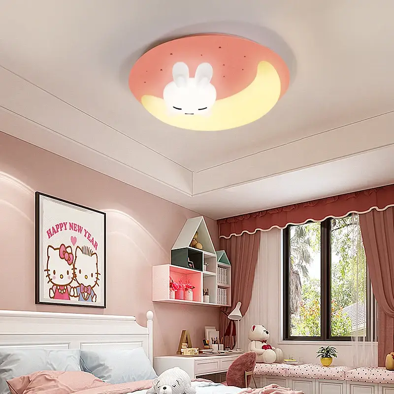 Acheter En Ligne Nordic design led bunny ceiling light decorative indoor fixture