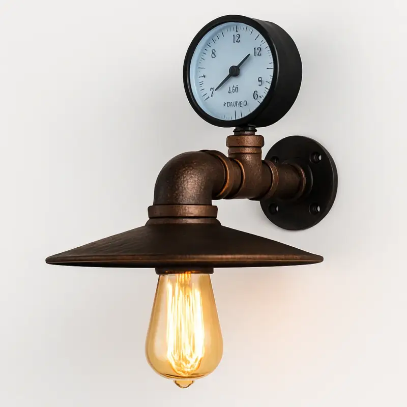 Nordic vintage industrial iron wall light for bar cafe Expédition Rapide