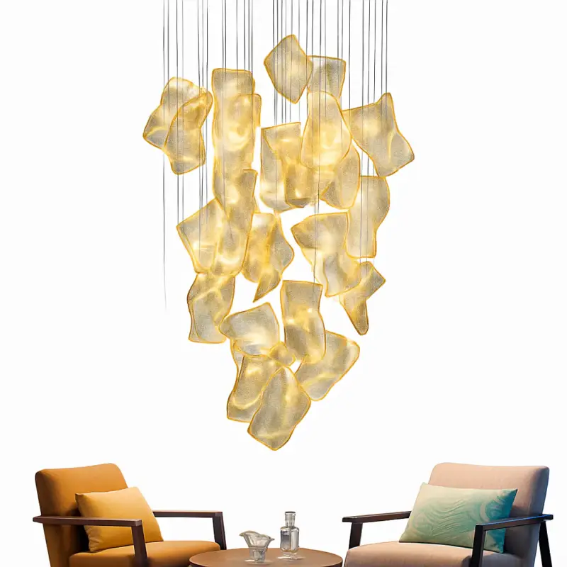 Offre Du Jour Modern led chandelier for duplex, staircase, bar and clothing shop