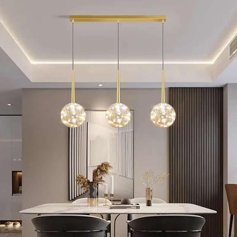 Nordic chandelier pendant indoor lighting home decor Livraison Express
