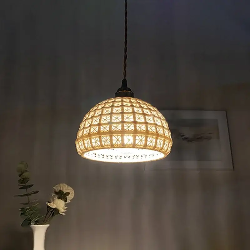 Traditional japanese ceramic pendant light nordic decor Achetez Aujourd&rsquo;hui
