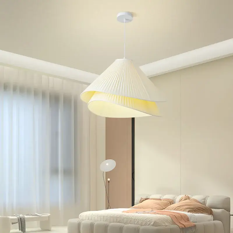 Vente Flash Minimalist fabric led pendant lamp nordic art design