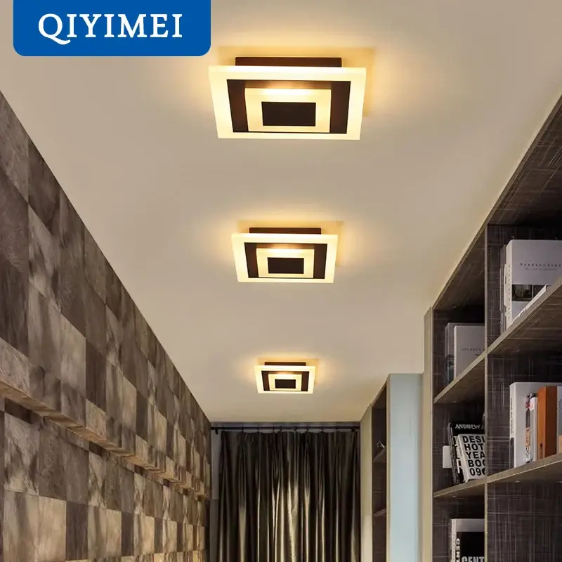Round and square led ceiling light for decorative home lighting Réduction